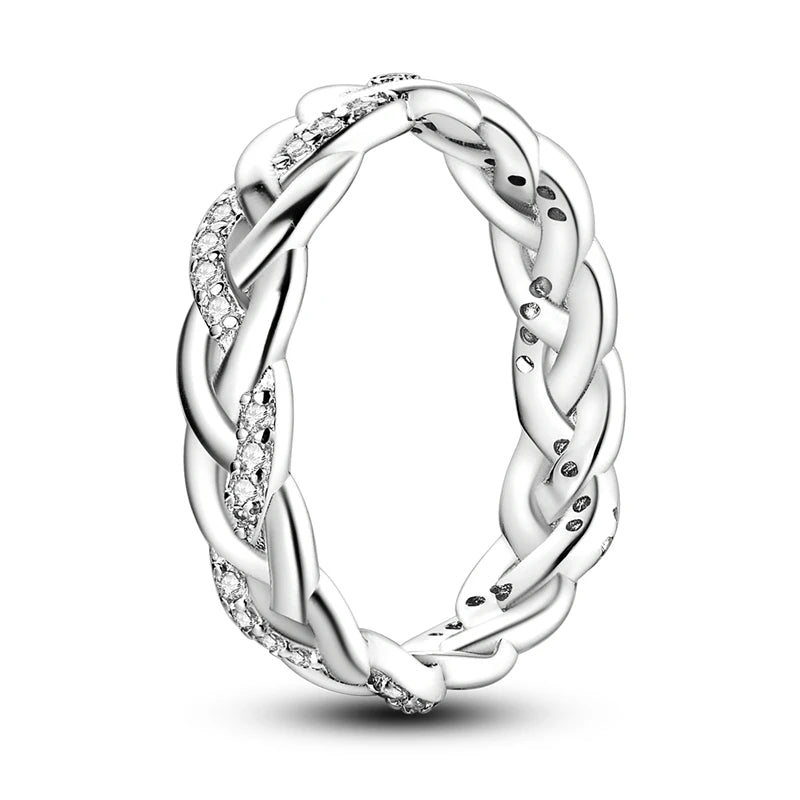 925 Sterling Silver Women’s Rings – Elegant Cubic Zirconia Designs, Multiple Styles & Sizes